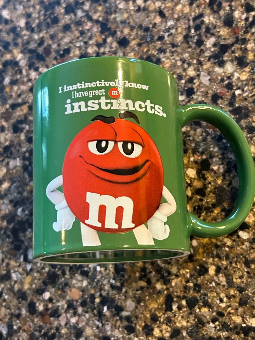 NEW M&M'S Red & Green Character Mugs Set
